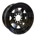 DYNAMIC STEEL 14x6 +15 4x108/4x114.3 SUNRAYSIA BLACK MULTI PCD