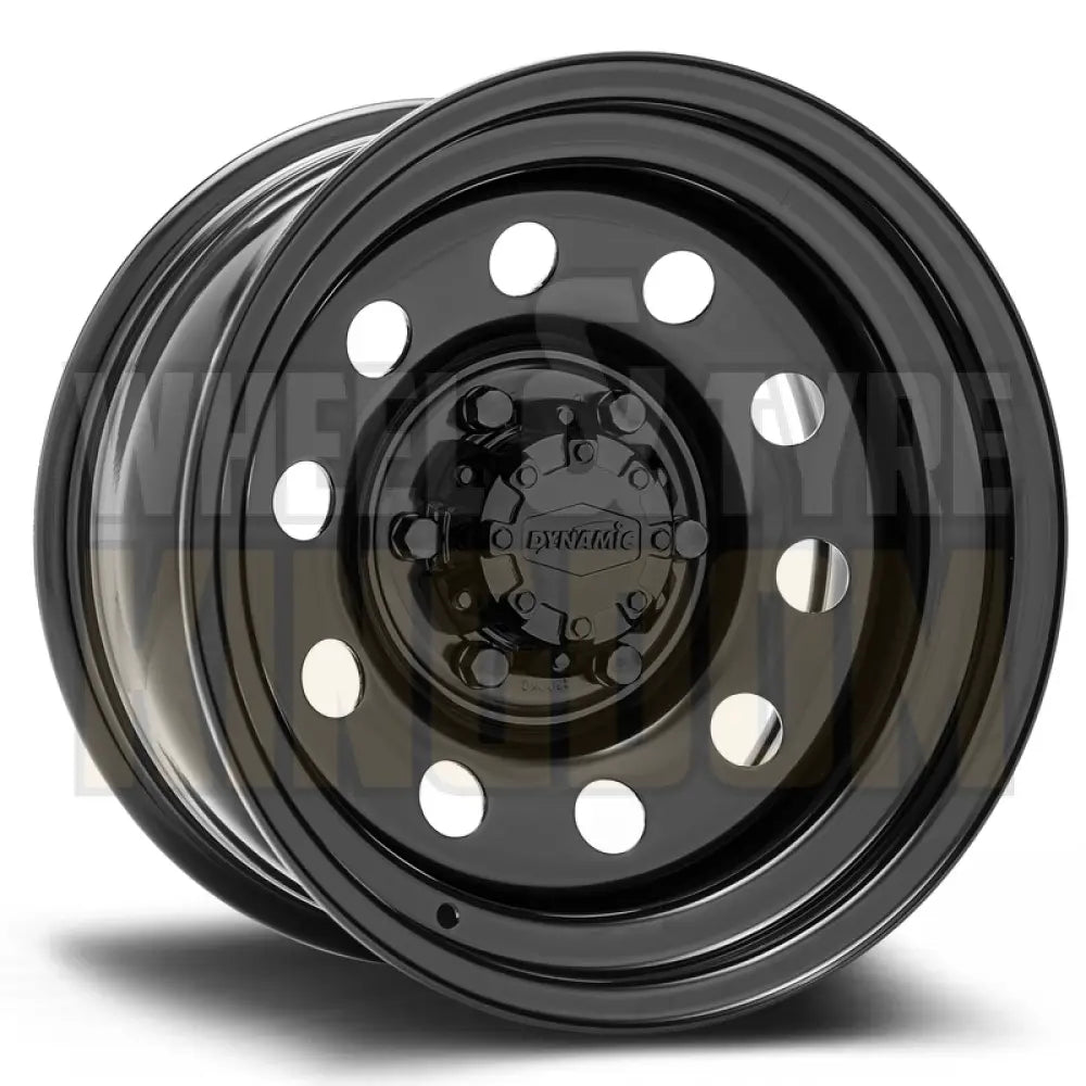 DYNAMIC STEEL 15x7 +0 5x120.65 ROUND BLACK