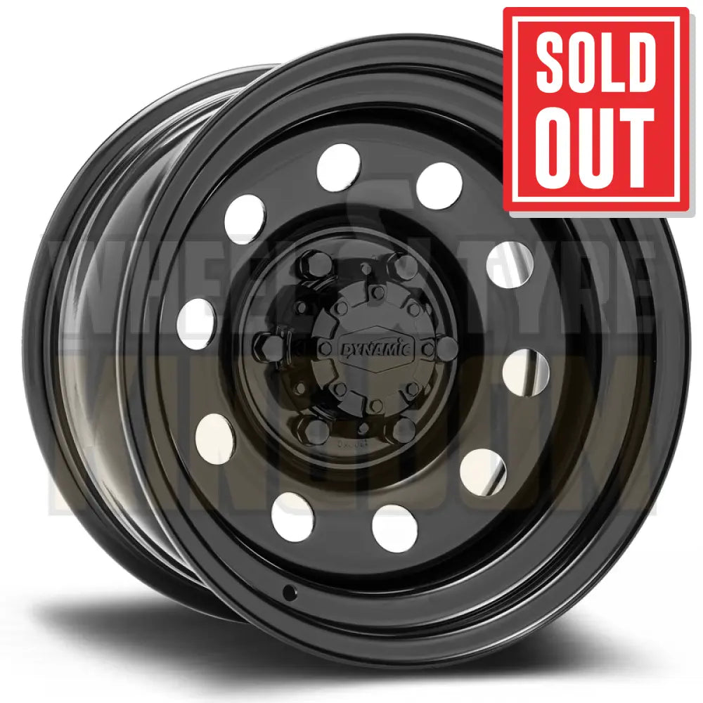 DYNAMIC STEEL 15x7 +0 5x120.65 ROUND BLACK