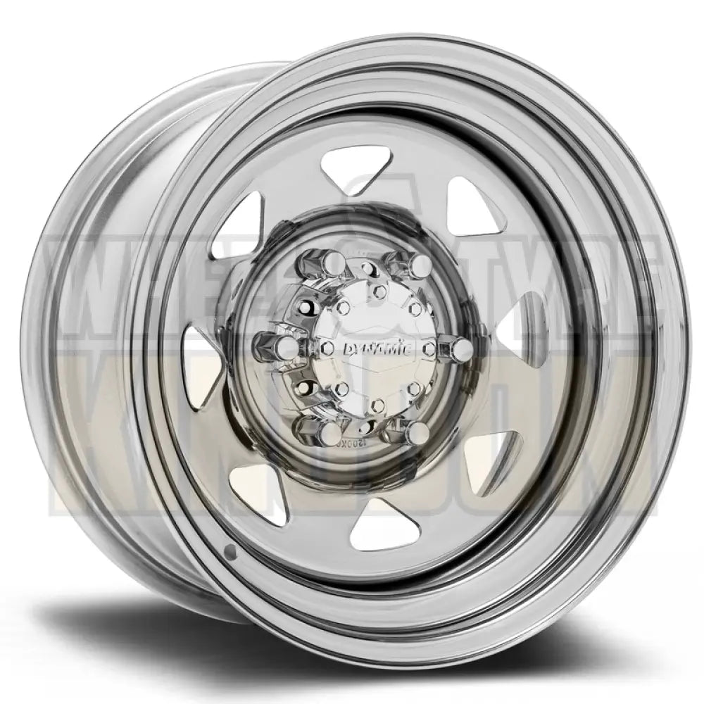 DYNAMIC STEEL 15x7 -9 6x139.7 SUNRAYSIA CHROME