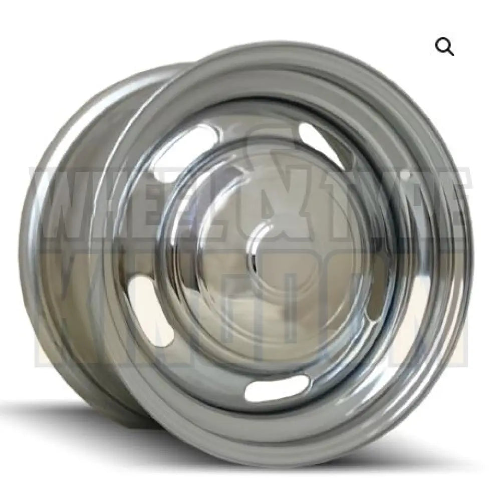 DYNAMIC STEEL 15x8 -12 5x114.3/5x120.65 SLOTTED CHROME MULTI PCD