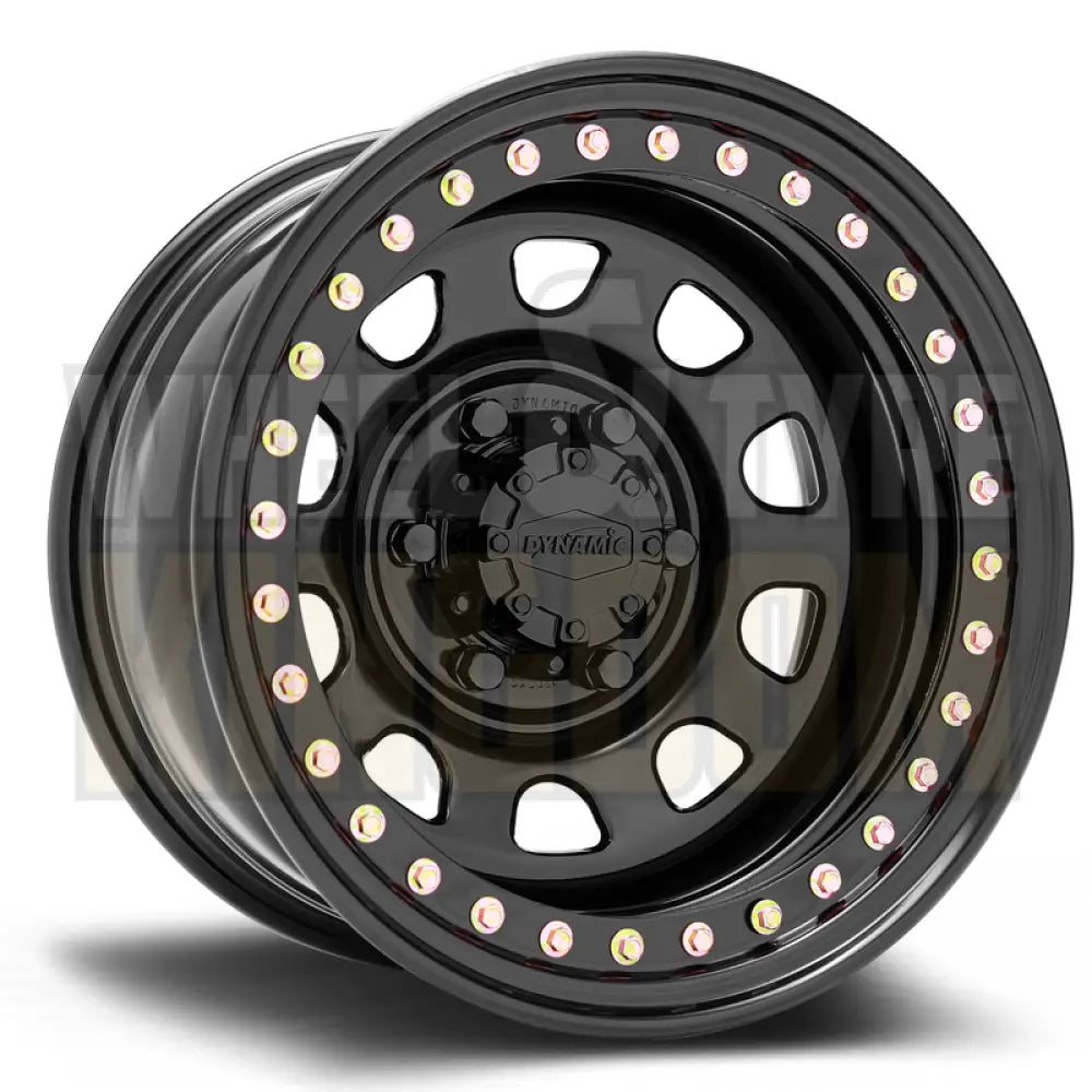 DYNAMIC STEEL 15x8 -22 6x139.7 GENUINE BEADLOCK BLACK D BLACK
