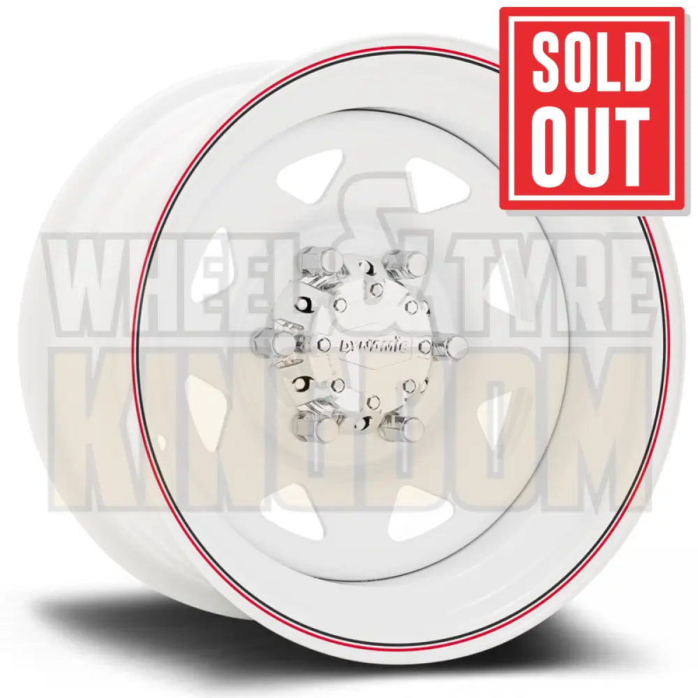 DYNAMIC STEEL 15x8 -22 6x139.7 SUNRAYSIA WHITE