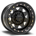 DYNAMIC STEEL 16x7 +7 6x139.7 IMITATION BEADLOCK BLACK SUNRAYSIA BLACK