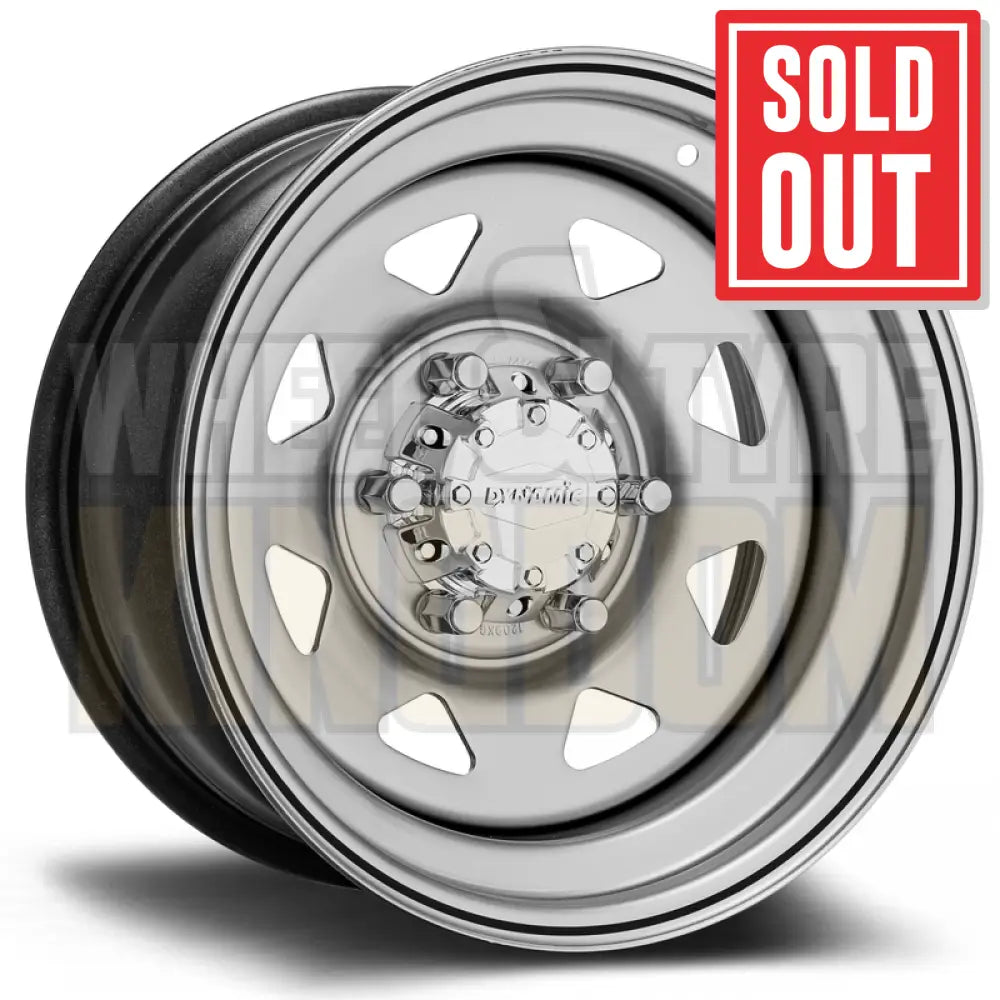 DYNAMIC STEEL 16x8 -13 6x139.7 SUNRAYSIA SILVER