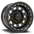DYNAMIC STEEL 16x8 -25 5x127 IMITATION BEADLOCK BLACK D BLACK