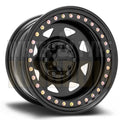 DYNAMIC STEEL 16x8 -25 5x150 GENUINE BEADLOCK BLACK SUNRAYSIA BLACK