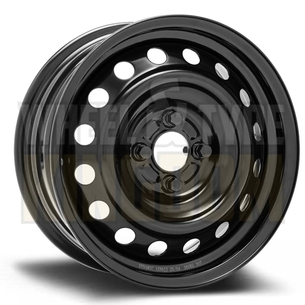 DYNAMIC STEEL 17x7 +48 5x100 OEM PLUS BLACK