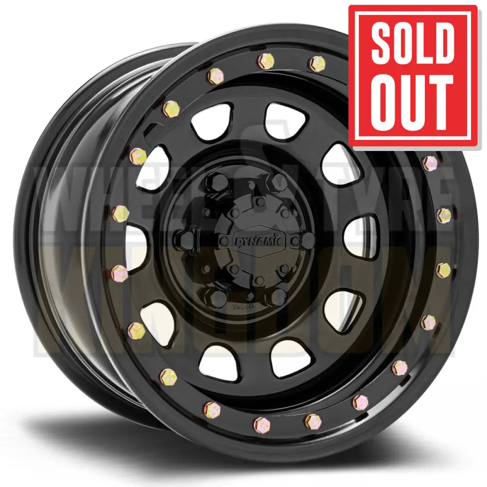DYNAMIC STEEL 17x8 +15 6x139.7 IMITATION BEADLOCK BLACK D BLACK