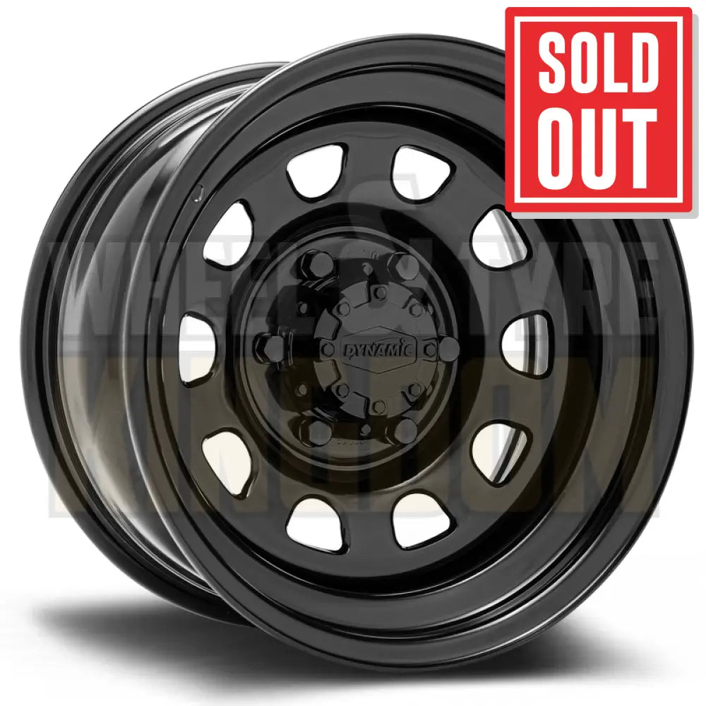 DYNAMIC STEEL 17x8 -55 5x120.65 D BLACK