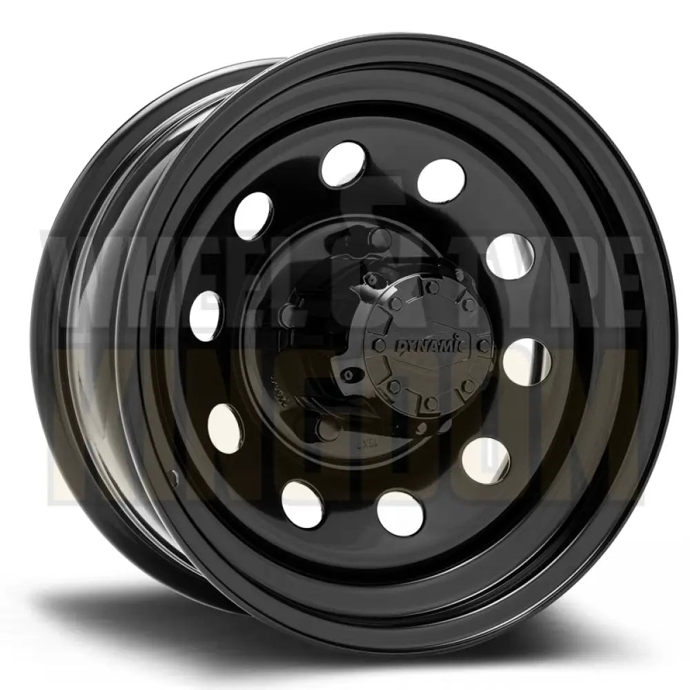 DYNAMIC STEEL 17x9 -12 8x165.1 ROUND HL MINE SPEC BLACK