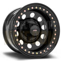 DYNAMIC STEEL 17x9 -30 5x165.1 GENUINE BEADLOCK BLACK ROUND BLACK