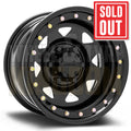 DYNAMIC STEEL 17x9 -55 5x150 IMITATION BEADLOCK BLACK SUNRAYSIA BLACK