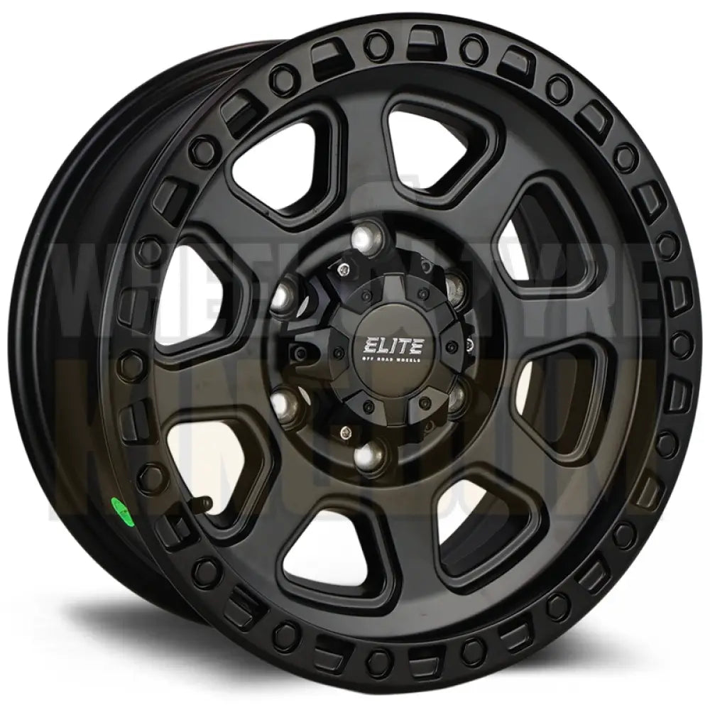 ELITE 15x6.5 +0 6x139.7 ATTACK SATIN BLACK