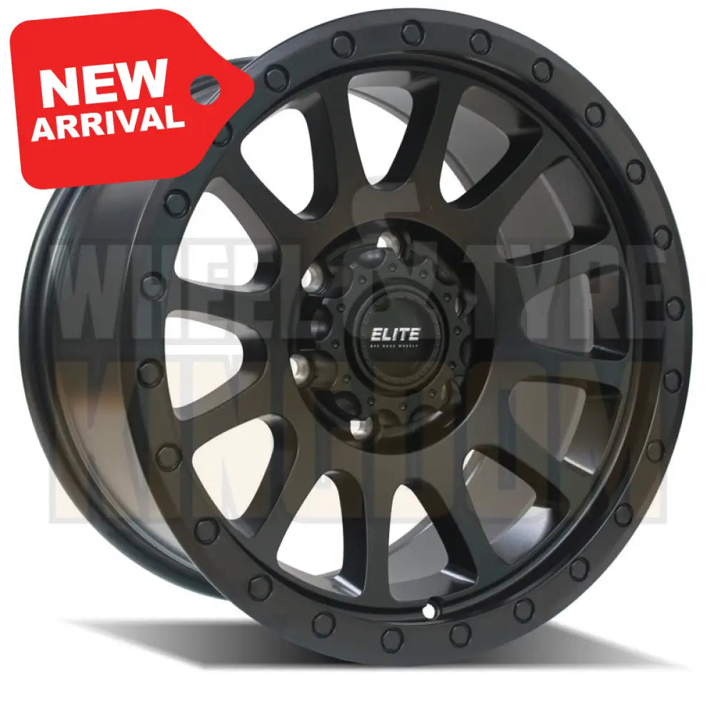 ELITE 17x8 +25 5x120 PODIUM SATIN BLACK