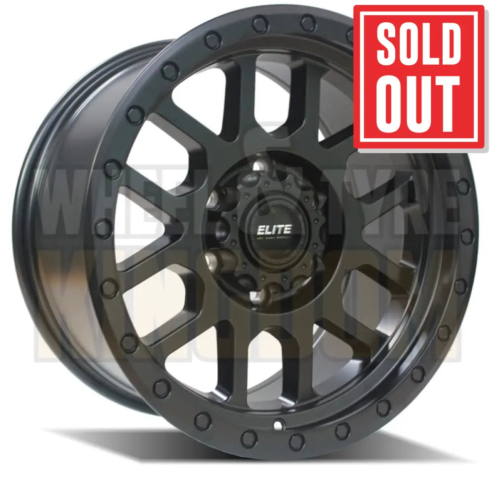 ELITE 17x8 +30 5x120 DETROIT SATIN BLACK