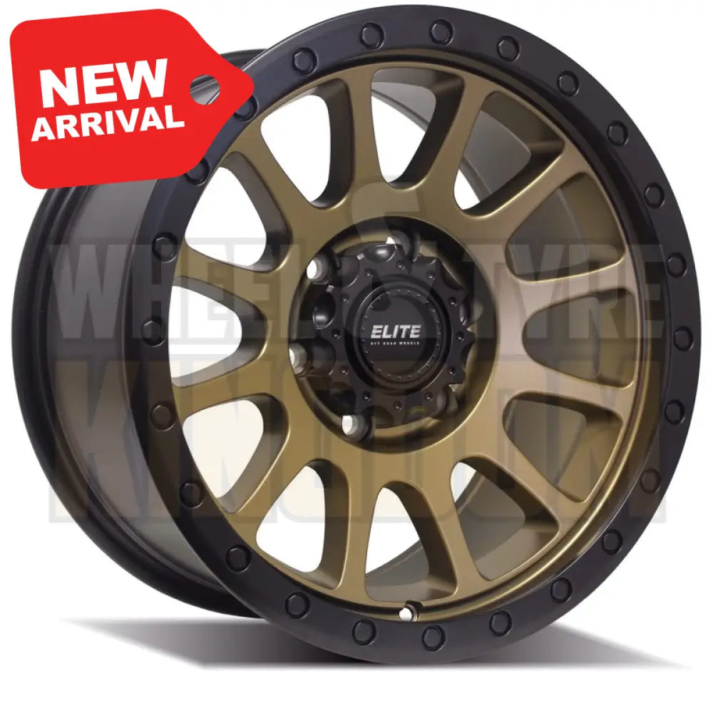 ELITE 17x8 +30 5x150 PODIUM BRONZE BLACK LIP