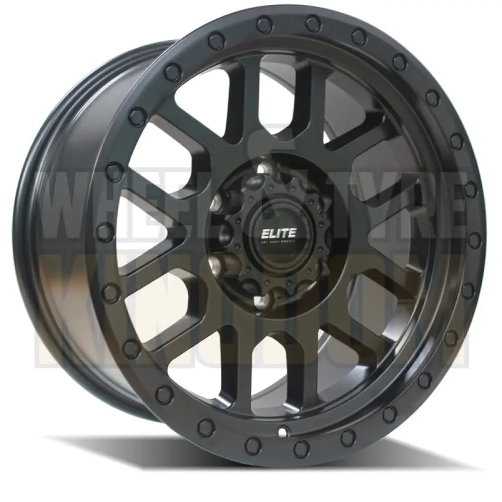 ELITE 17x8 +30 6x114.3 DETROIT SATIN BLACK