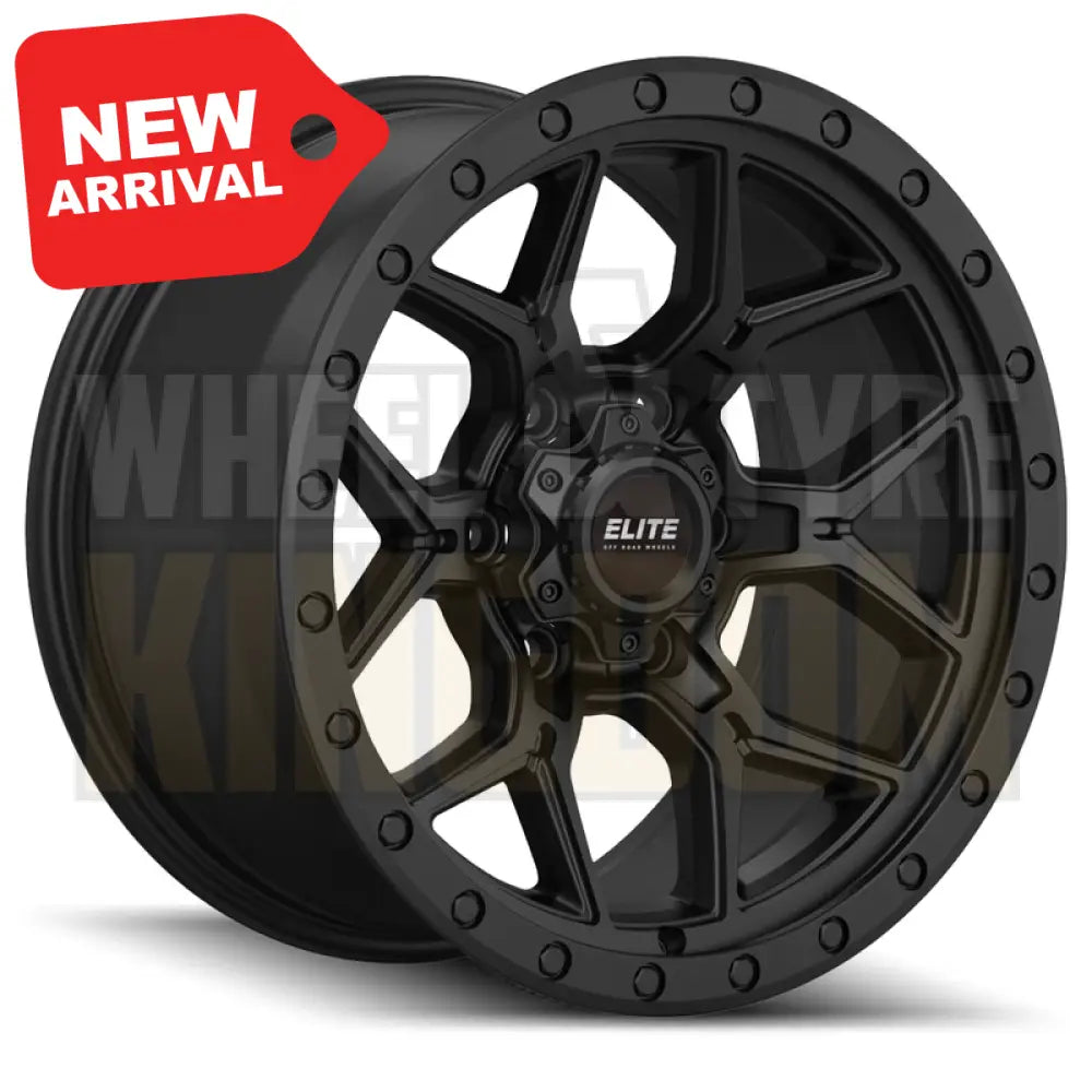 ELITE 17x8.5 +15 6x139.7 FUSION SATIN BLACK