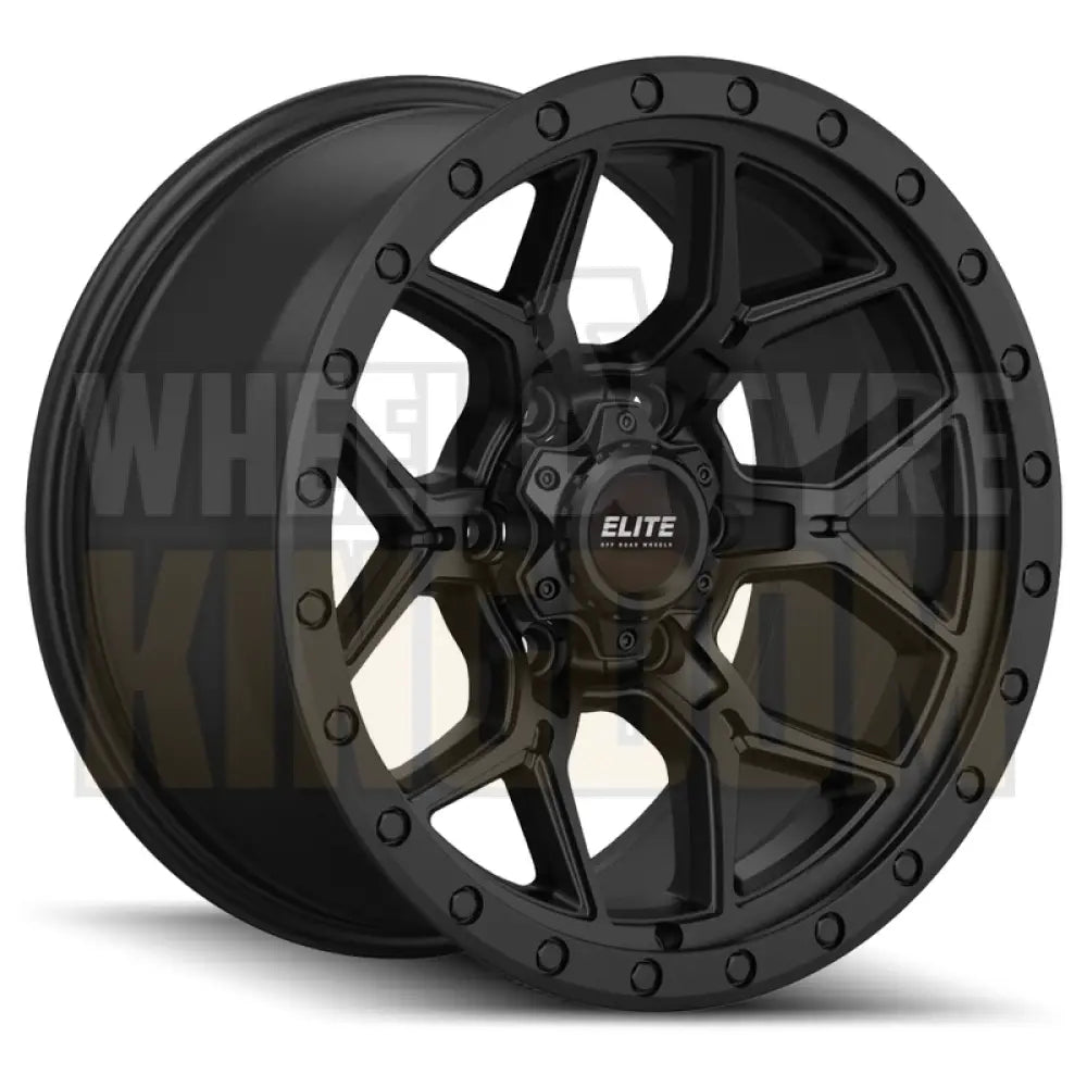 ELITE 17x8.5 +40 6x139.7 FUSION SATIN BLACK