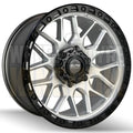 ELITE 17x9 +15 6x139.7 CHAOTIC MACHINED BLACK LIP