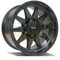 ELITE 17x9 +15 6x139.7 COMBAT SATIN BLACK