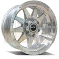 ELITE 17x9 +15 6x139.7 COMBAT SILVER MACHINED