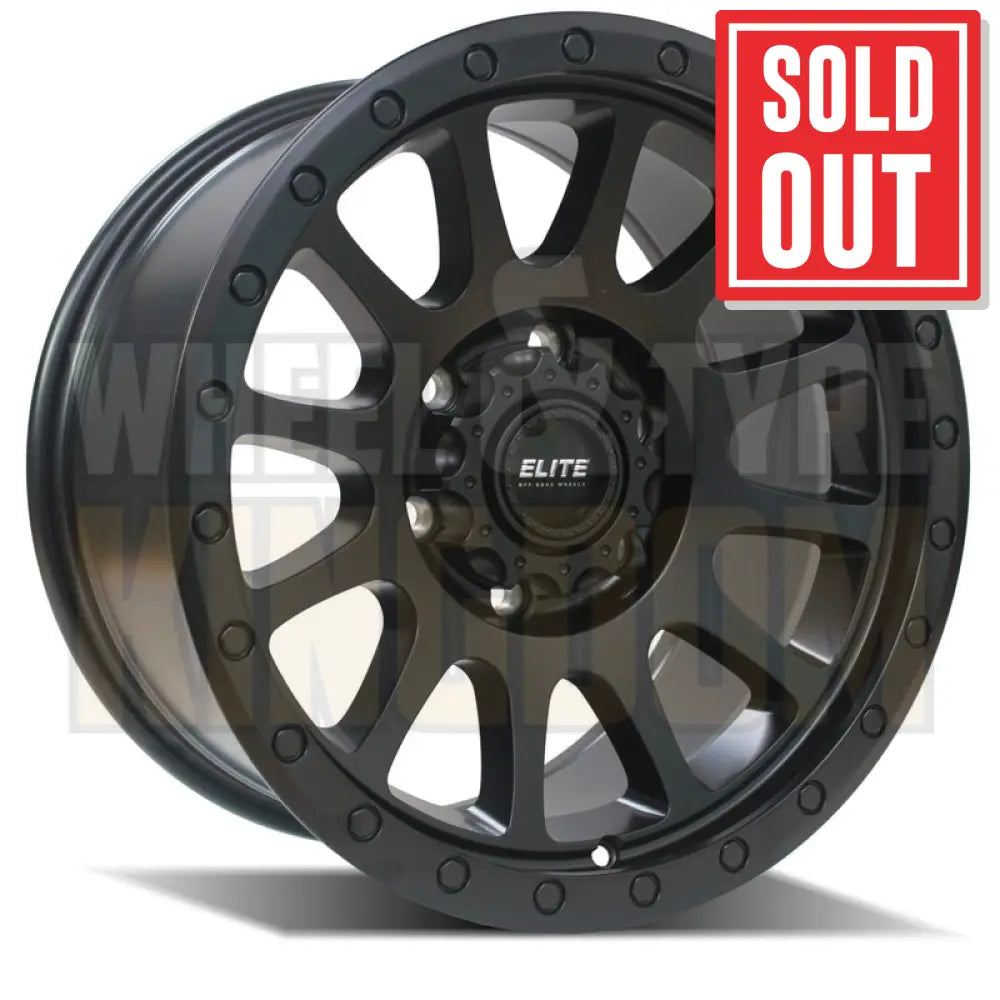 ELITE 17x9 +15 6x139.7 PODIUM SATIN BLACK