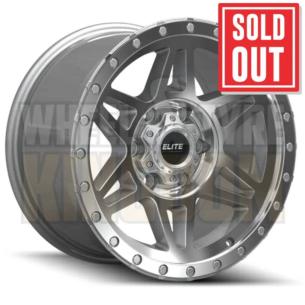 ELITE 17x9 +15 6x139.7 WEAPON SILVER MACHINED