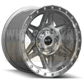 ELITE 17x9 +15 6x139.7 WEAPON SILVER MACHINED