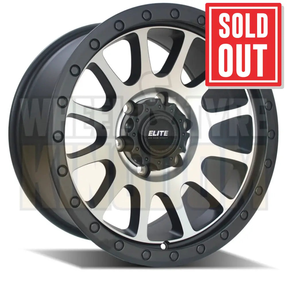 ELITE 18x8.5 +40 6x139.7 PODIUM SATIN BLACK MACHINED