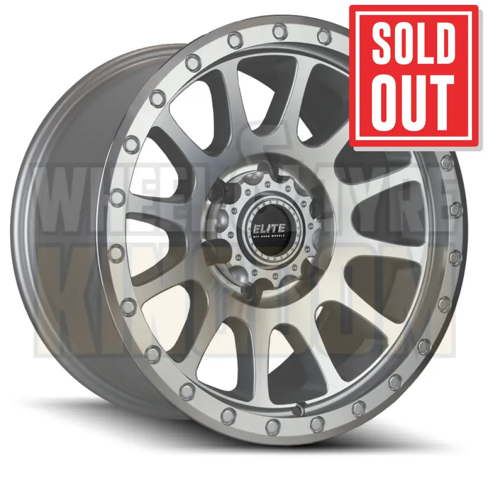 ELITE 18x8.5 +40 6x139.7 PODIUM SILVER MACHINED