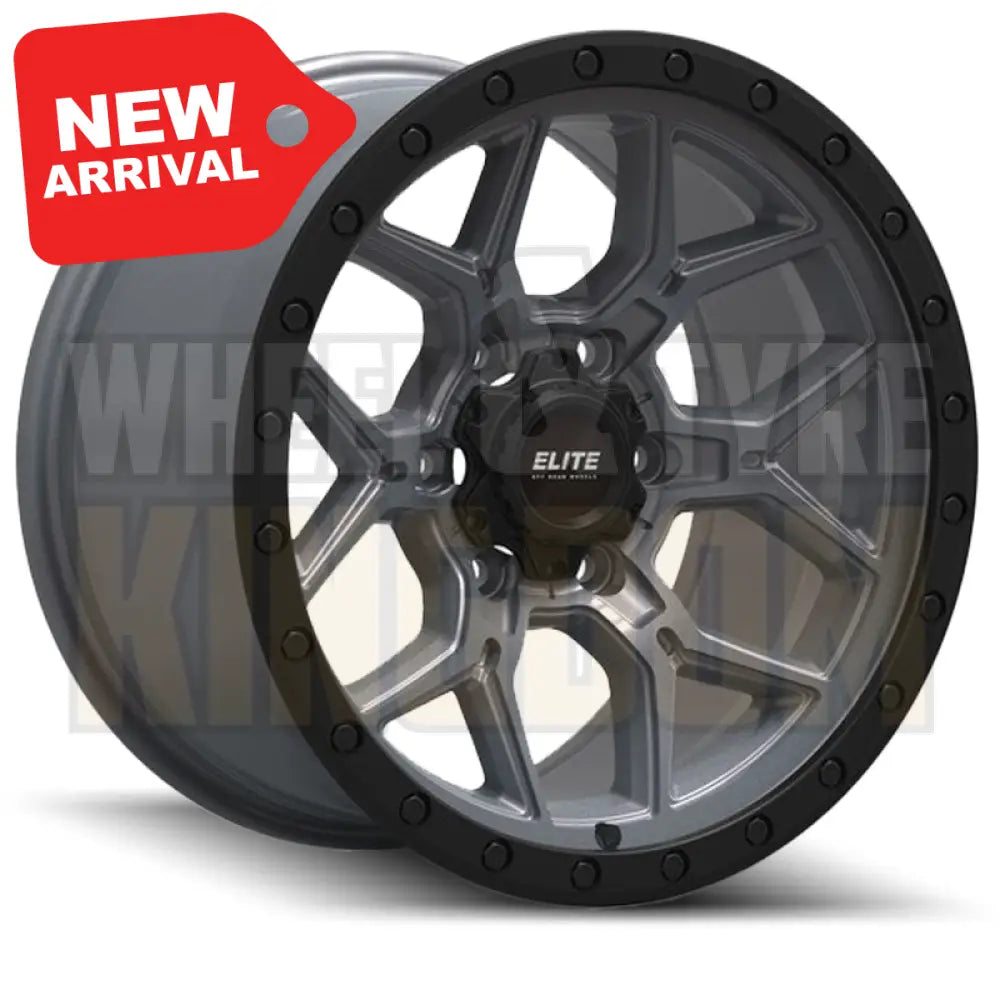 ELITE 18x9 +18 6x139.7 FUSION ANTHRACITE BLACK LIP