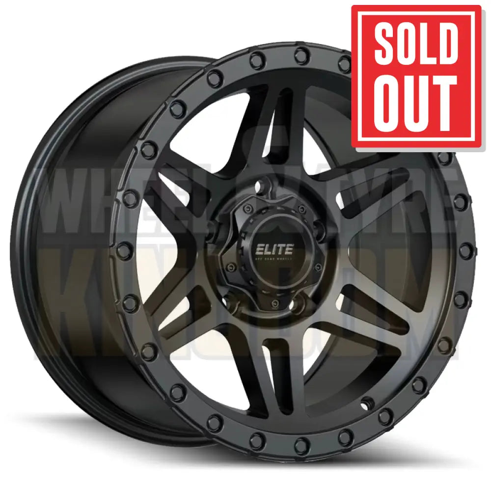 ELITE 18x9 +18 6x139.7 WEAPON SATIN BLACK