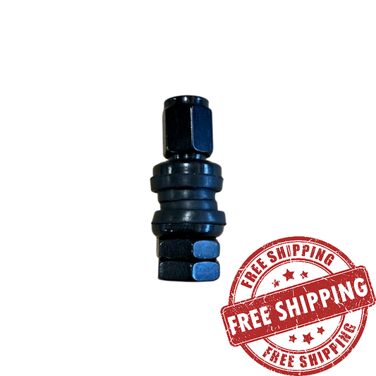 TR33 - Anodized Black - Clamp-In Valve