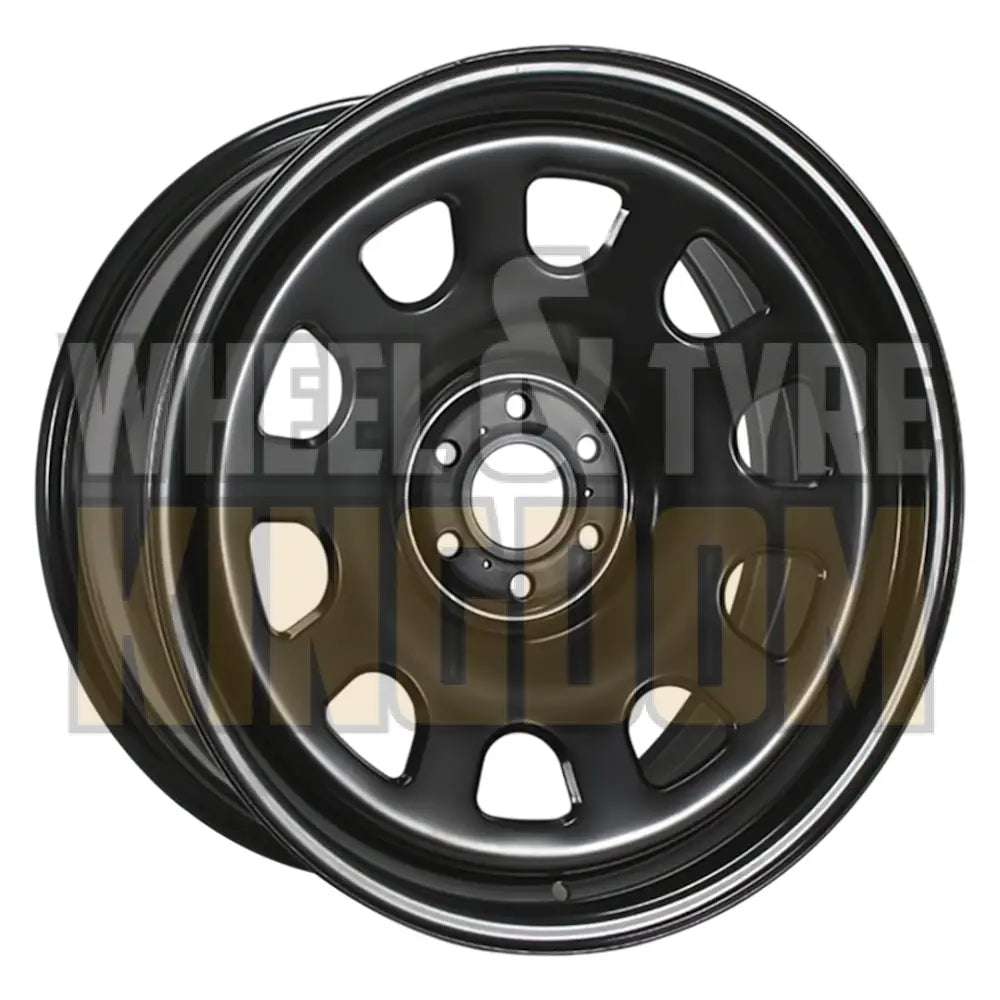 GECKO D-SHAPE 20x9 - SATIN BLACK *PAIR*