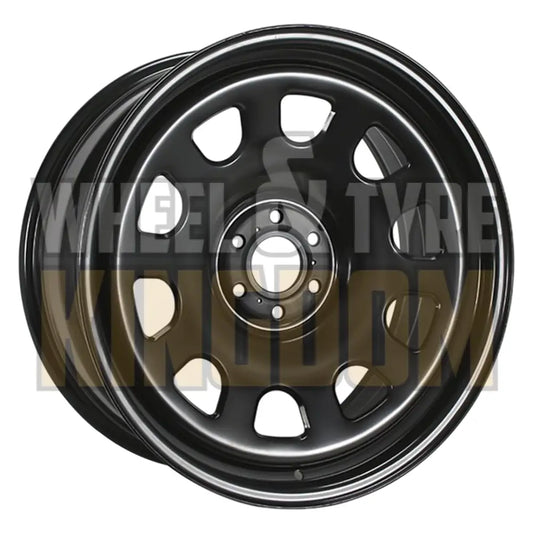 GECKO D-SHAPE 20x9 - SATIN BLACK *PAIR*