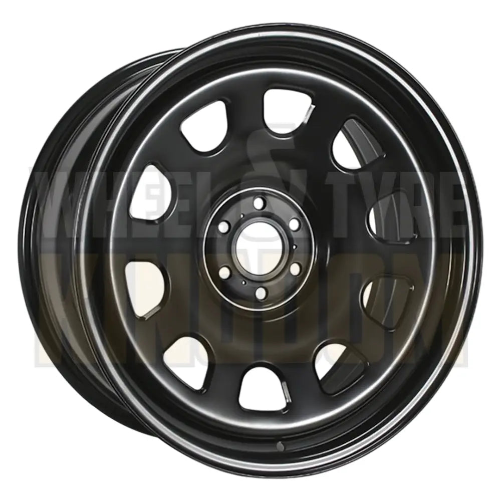 GECKO D-SHAPE 20x9 - SATIN BLACK *PAIR*