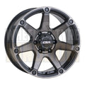 Globe Havoc 17x9 6x139.7 +35 Black Machined Face Dark Tint - Wheels