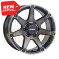 Globe Havoc 17x9 6x139.7 +35 Black Machined Face Dark Tint - Wheels