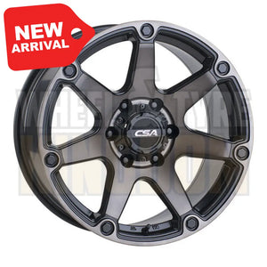 Globe Havoc 17x9 6x139.7 +35 Black Machined Face Dark Tint