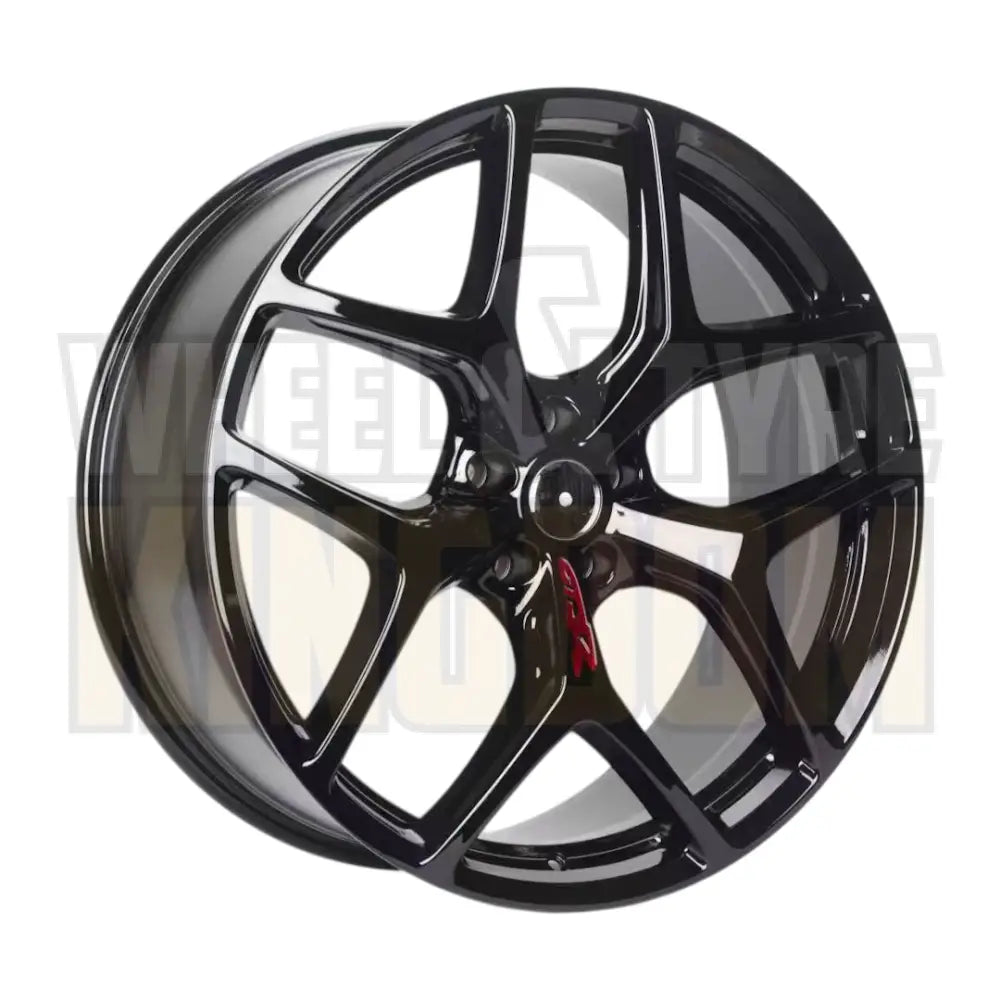 GTSR 22x9 - GLOSS BLACK - RED EMBLEM