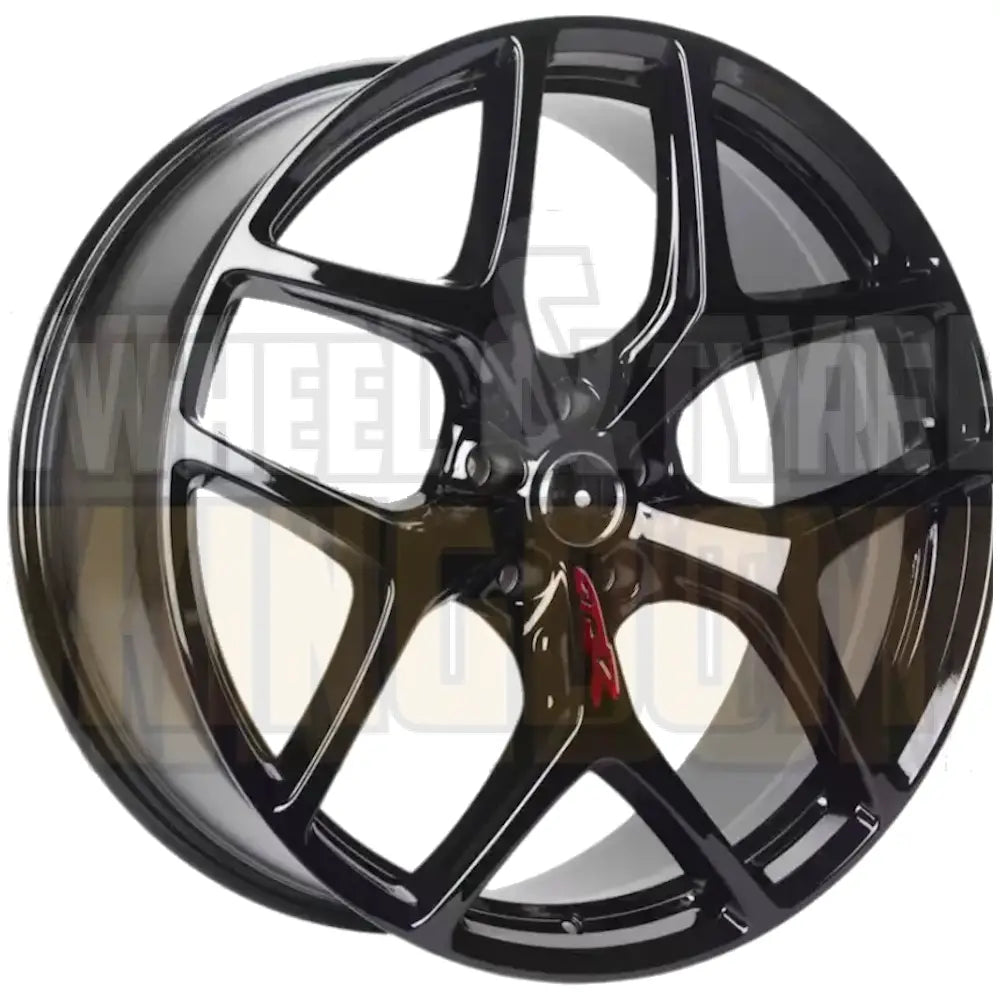 GTSR 22x9 - GLOSS BLACK - RED EMBLEM