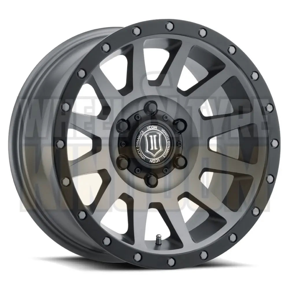 ICON ALLOY 17x8.5 +0 6x139.7 COMPRESSION TITANIUM
