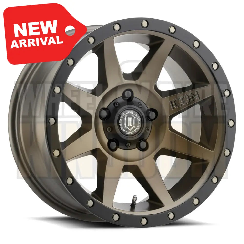 ICON ALLOY 17x8.5 +0 6x139.7 REBOUND BRONZE