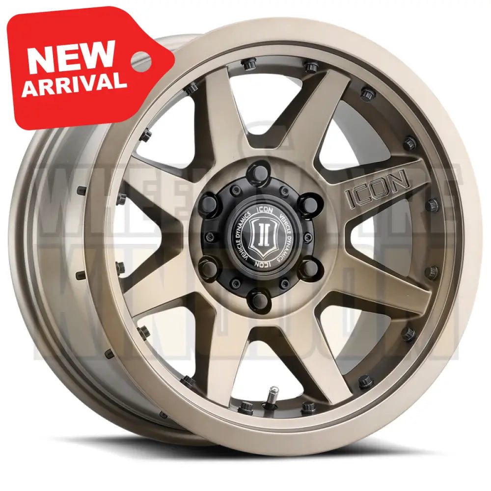 ICON ALLOY 17x8.5 +0 6x139.7 REBOUND PRO BRONZE INNERLOCK