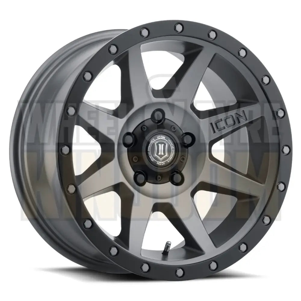 ICON ALLOY 17x8.5 +0 6x139.7 REBOUND TITANIUM
