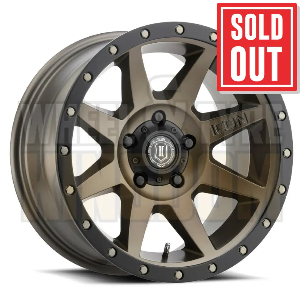 ICON ALLOY 17x8.5 +18 6x139.7 REBOUND BRONZE
