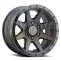 ICON ALLOY 17x8.5 +18 6x139.7 REBOUND DOUBLE BLACK