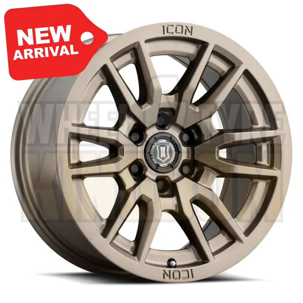 ICON ALLOY 17x8.5 +18 6x139.7 VECTOR 6 BRONZE (NOT DMAX/MUX/COLORADO 70MM HUB)